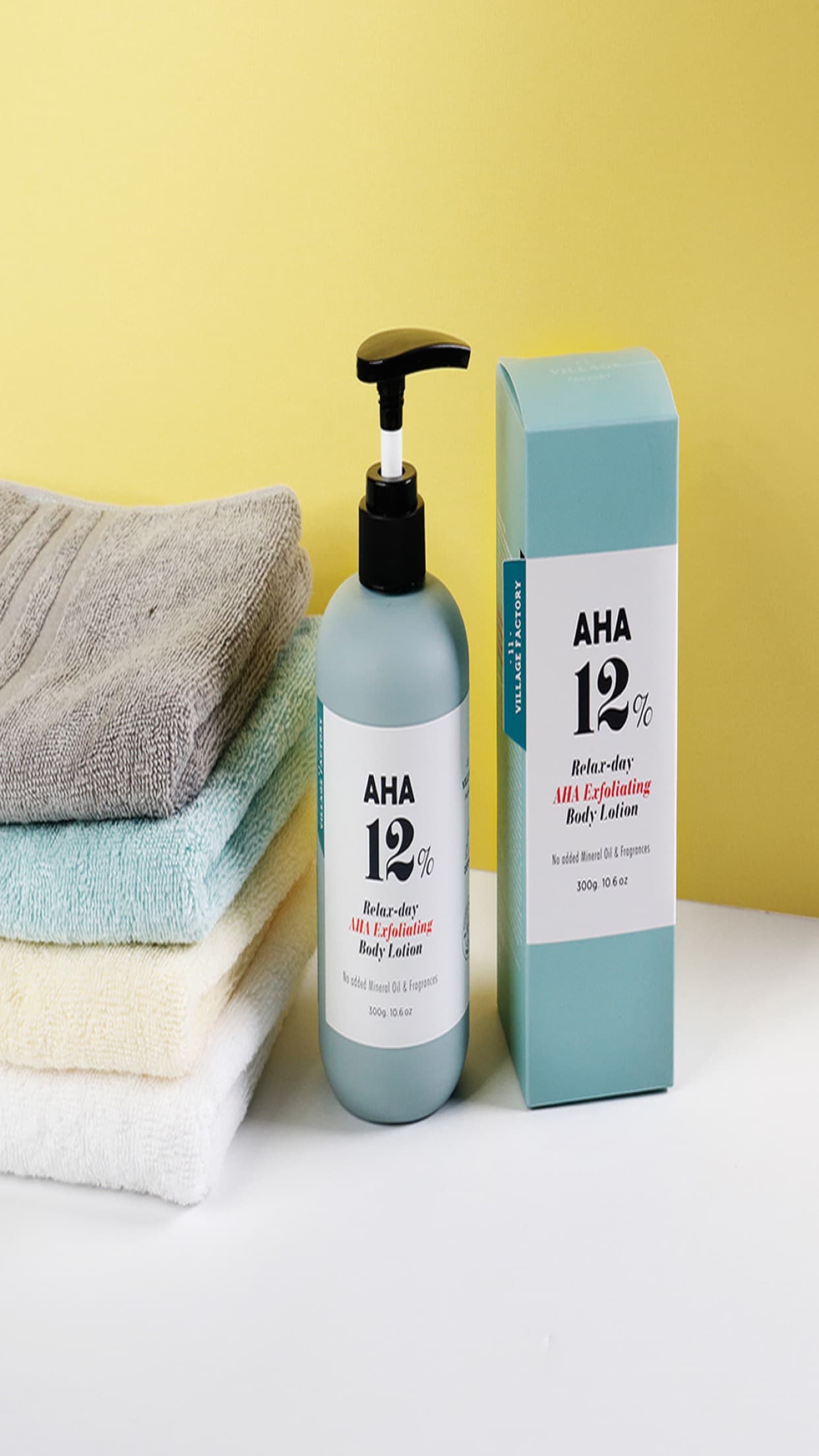 Village 11 Factory Relaxday AHA Exfoliating Body Lotion Korean Queens